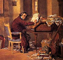 Beethoven munka közben